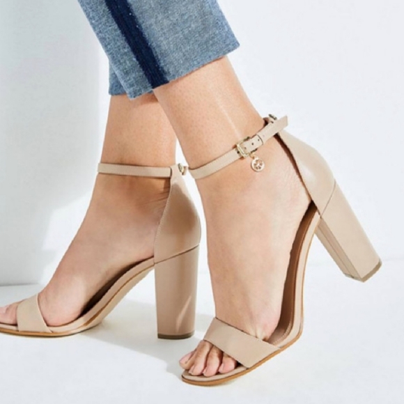 G by Guess Shoes - Guess Nude Shantel chunky heel